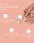 Nail Remover Wipes Big Size