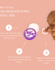 Nail Remover Wipes Small Size