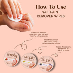 Nail Paint Remover Wipes Big Size