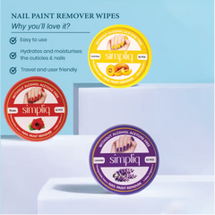 Nail Paint Remover Wipes Small Size